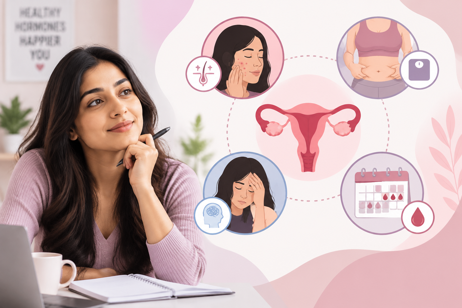 4 Types of PCOS/PMOS Explained — insulin-resistant, inflammatory, adrenal and post-pill