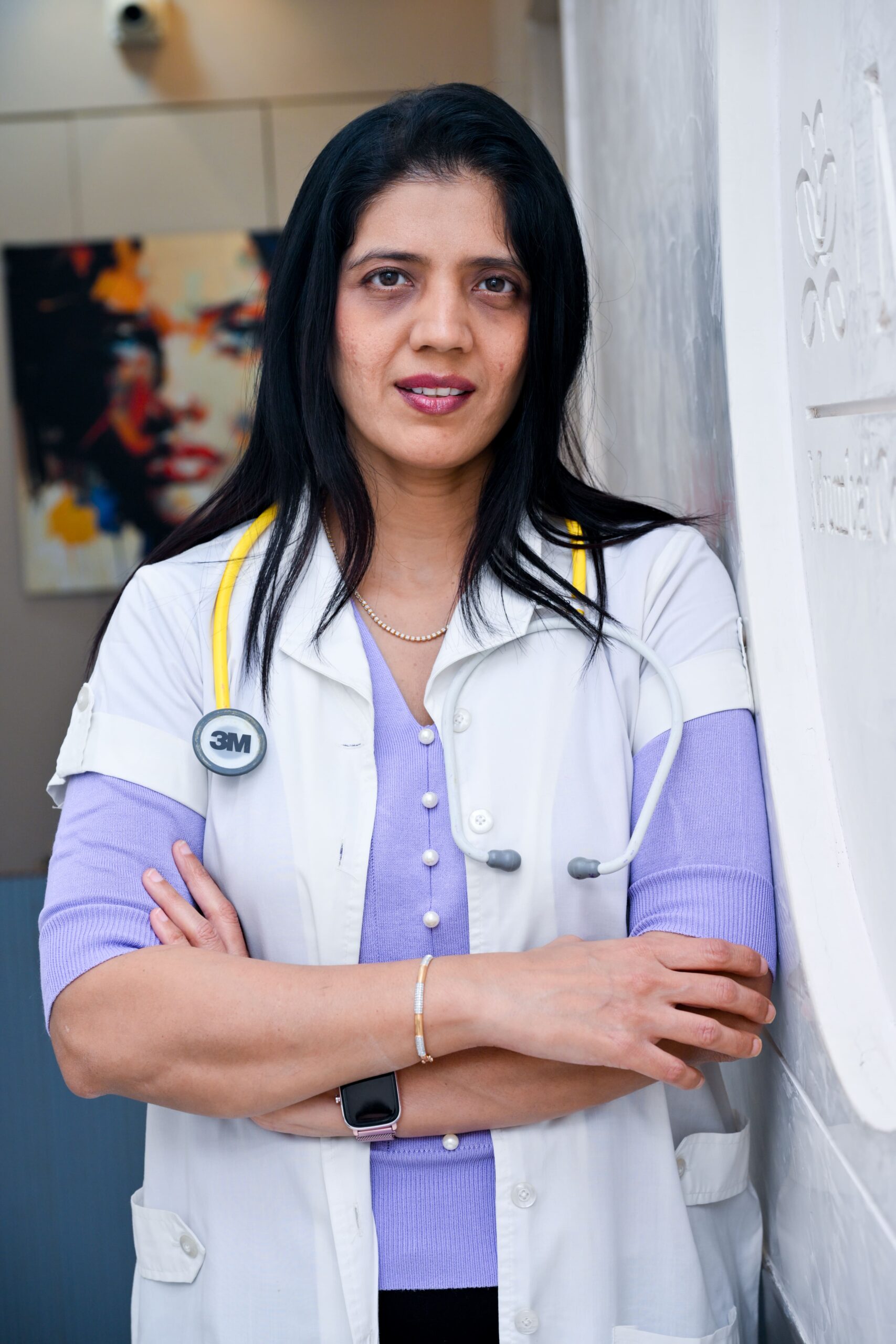 Official portrait of Dr. Shruti Shah in her clinic
